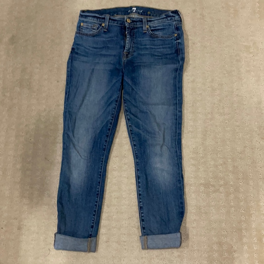 7 for all mankind skinny jeans - size 27